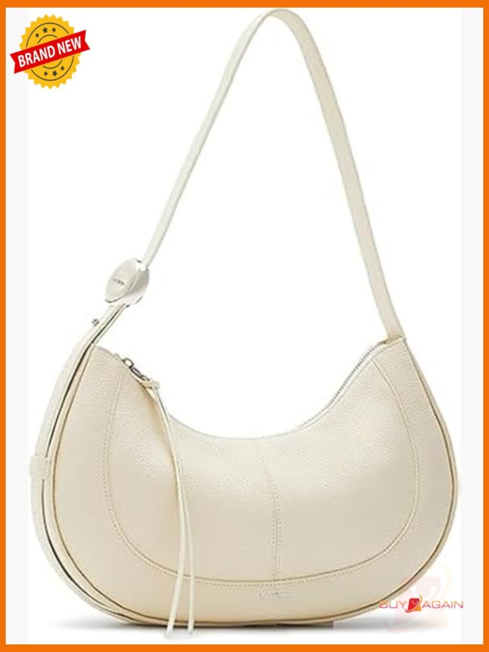 Vintage Crescent Shoulder Bag - Adjustable Strap Satchel Purse